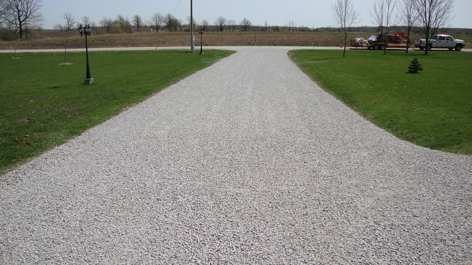 Gravel Driveway, gravel road, remove potholes